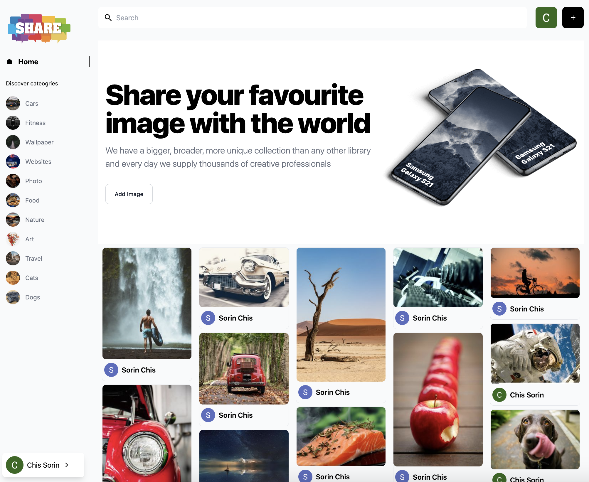 Share Image Application with ReactJs and Sanity - google login