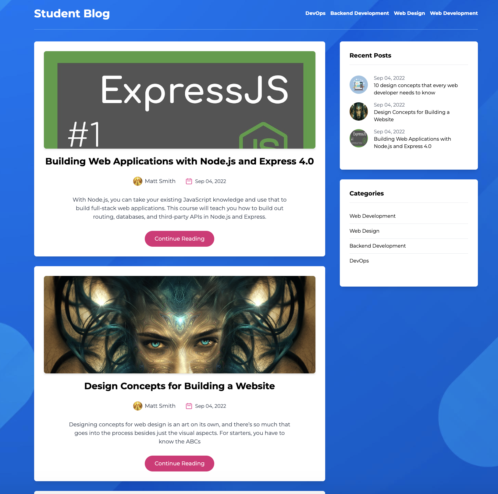 Blog App using GraphQL, NextJS, Tailwind CSS